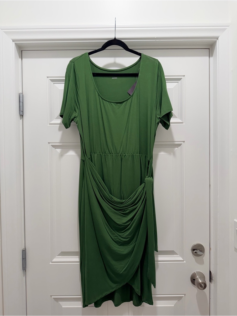 Target Ava & Viv Olive Green Draped Midi Dress